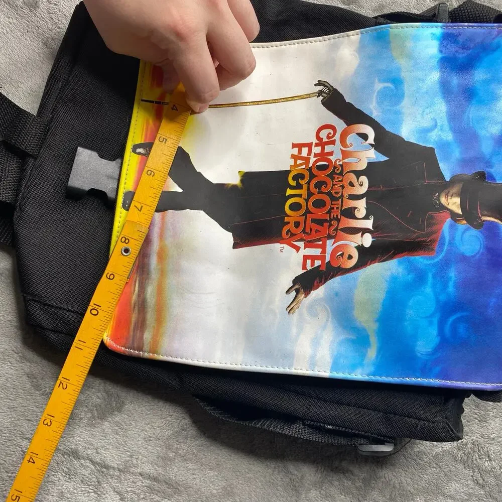 Vintage Y2K Charlie and the Chocolate Factory Promo Messenger Bag Oopah Loompa - Picture 9 of 10